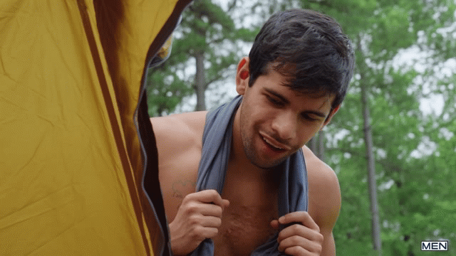 Ty Mitchell Catches Dante Colle Stroking His Cock In A Camping Tent, And You Won’t Believe What Happens Next