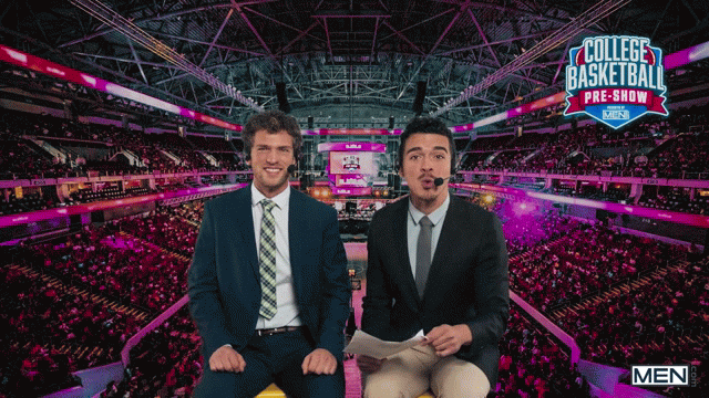 Big-Dicked Evan Jordie Makes Men.com Debut Playing A Streaker Who Interrupts A College Basketball Game