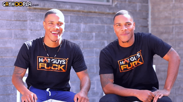 Identical Twin Brothers Jay And Dee King Stroke Their Cocks Together For The First Time At GayHoopla: “It’s Gonna Be A Little Weird…”
