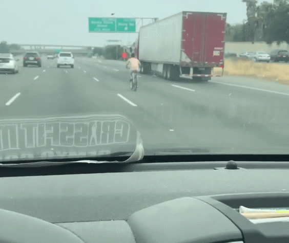 Nude Cyclist On Highway 101 Stuns Bay Area Commuters