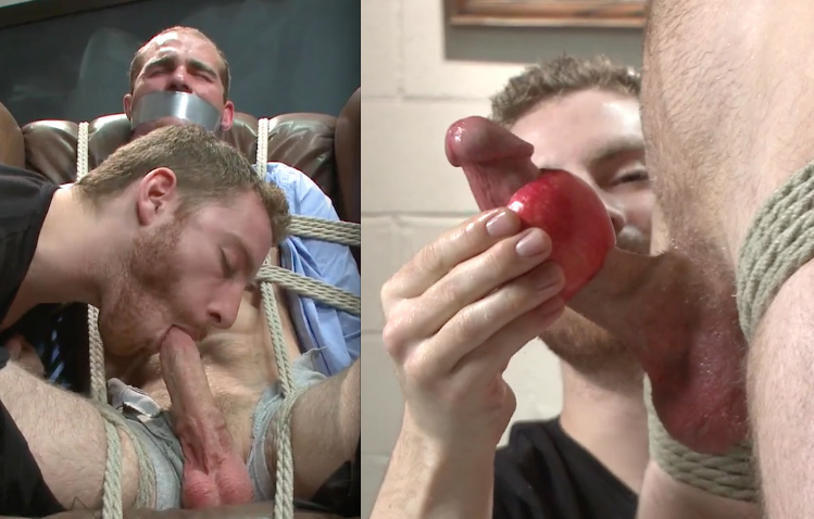 A Teacher Was Tied Up And Forced To Fuck An Apple