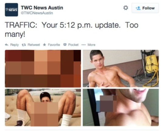 Time Warner Cable News Station Tweets Gay Porn During Rush Hour Traffic