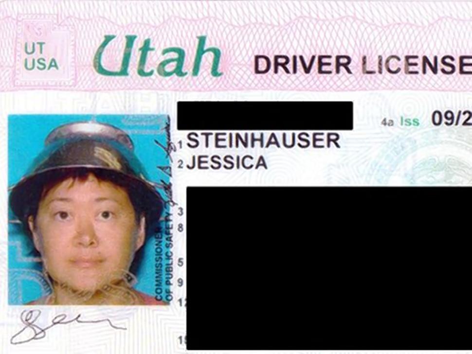 Former Porn Star Wears Colander For Driver’s License Photo