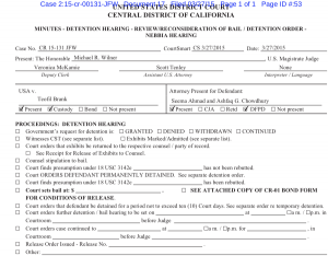 Defiant Jarec Wentworth Pleads Not Guilty, Remains In Federal Custody