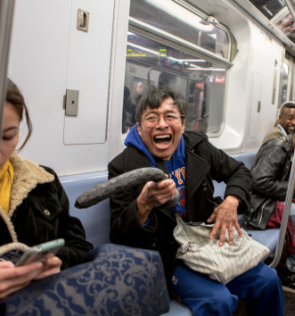 Man With Big Black Dildo Terrorizing NYC Subway Riders