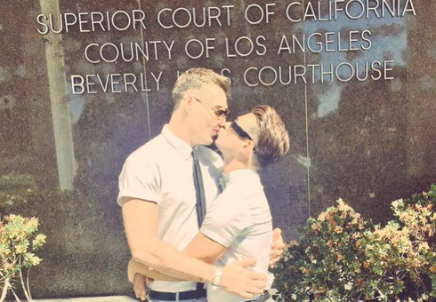 Gay Porn Star Theo Ford Marries Underwear Model Shawn Stolz…