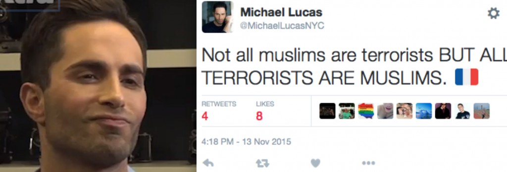 Michael Lucas Claims “All Terrorists Are Muslims” Following Paris Terror Attacks