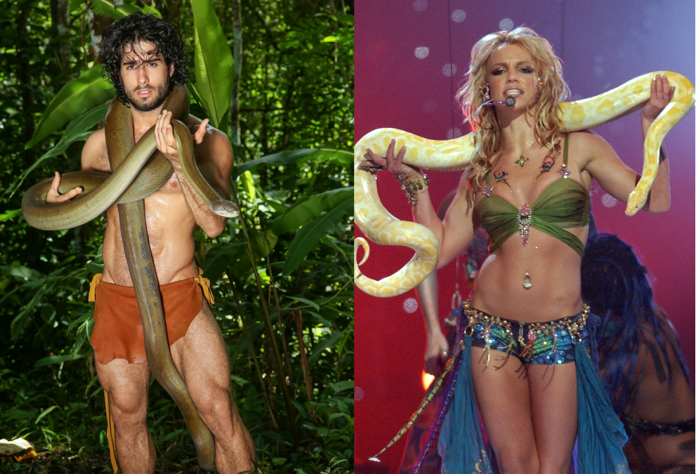 Separated At Birth: Diego Sans As Tarzan And Britney Spears