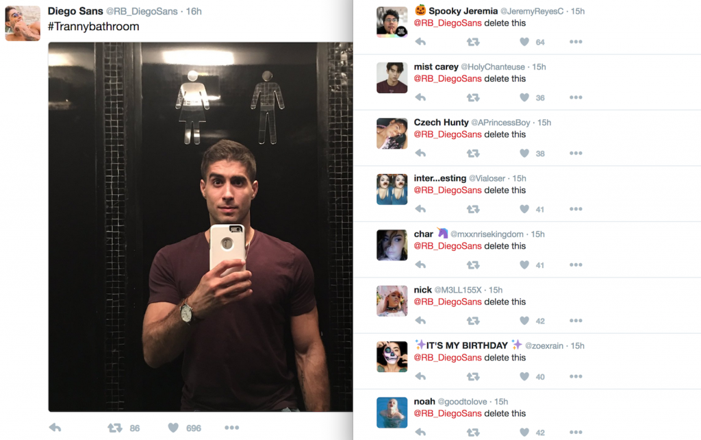 Gay Porn Star Diego Sans Gets Dragged On Twitter For Saying “Tranny”