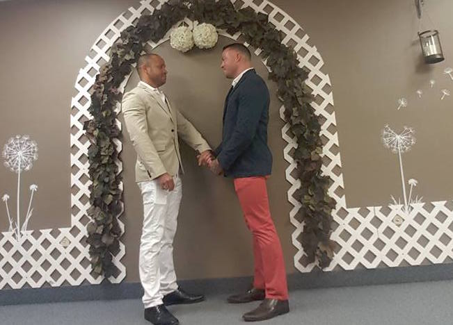 Gay Porn Star Sean Duran And Hunky Boyfriend Married In Florida!