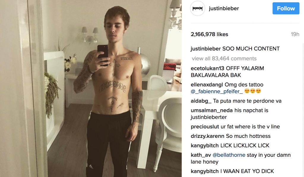 Justin Bieber Returns To Instagram After 25 Weeks, Posts “Soo Much Content”