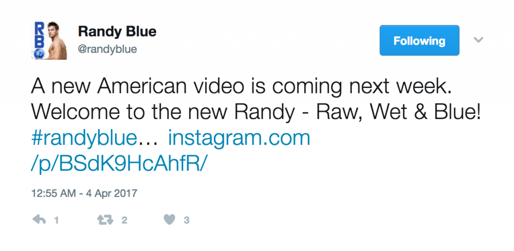 Dead Gay Porn Studio Randy Blue Says It’s Coming Back To Life Next Week With A “New American Video”