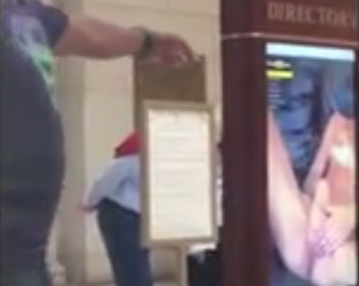 Here’s The Porn Video That Played In A DC Train Station