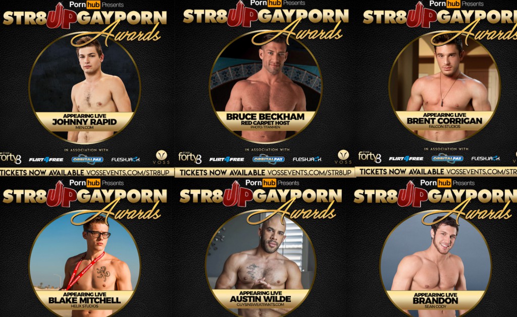 [UPDATED] Here Are The Stars Who’ll Be Appearing—And Performing!—At The Inaugural Str8UpGayPorn Awards