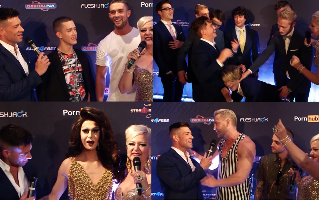 WATCH: Bruce Beckham and mr. Pam Interview Ryan Rose, Helix Studios, Trinity Taylor, Will Wikle, And More On The Str8UpGayPorn Awards Red Carpet