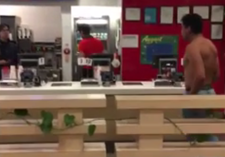 Shirtless Hunk Punches McDonald’s Employee Over Long Wait For French Fries