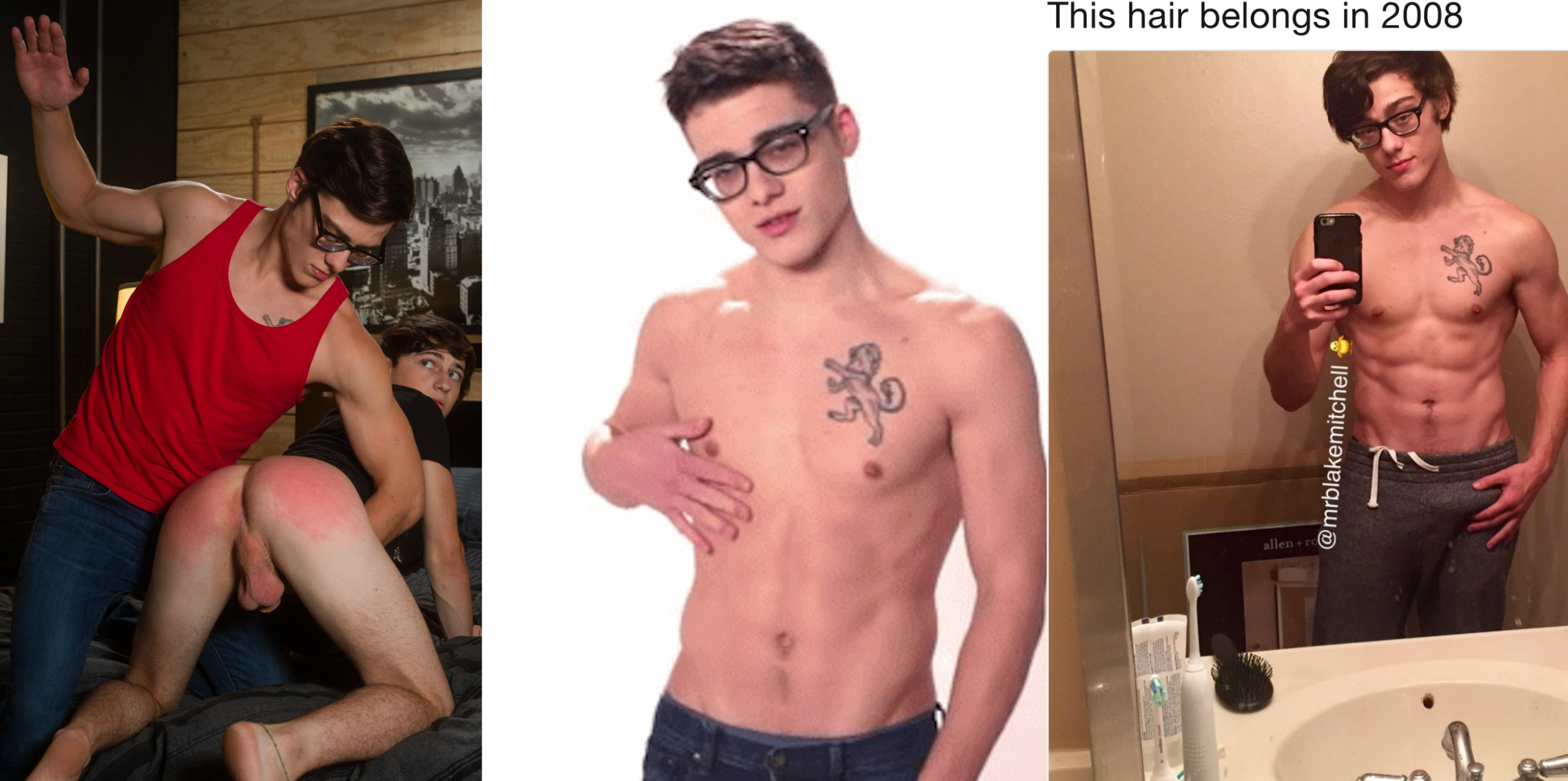 UPDATED] Blake Mitchell Update: Spanking, Bloopers, Haircuts, And More! |  STR8UPGAYPORN