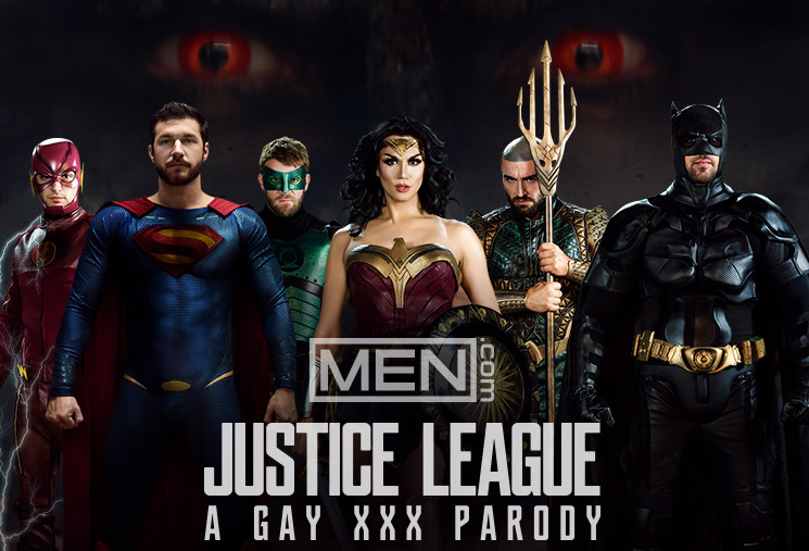 WATCH: Johnny Rapid, François Sagat, Sean Cody’s Brandon, Colby Keller, And <em>RuPaul’s Drag Race’s</em> Manila Luzon Star In Men’s <em>Justice League</em> Gay Porn Parody