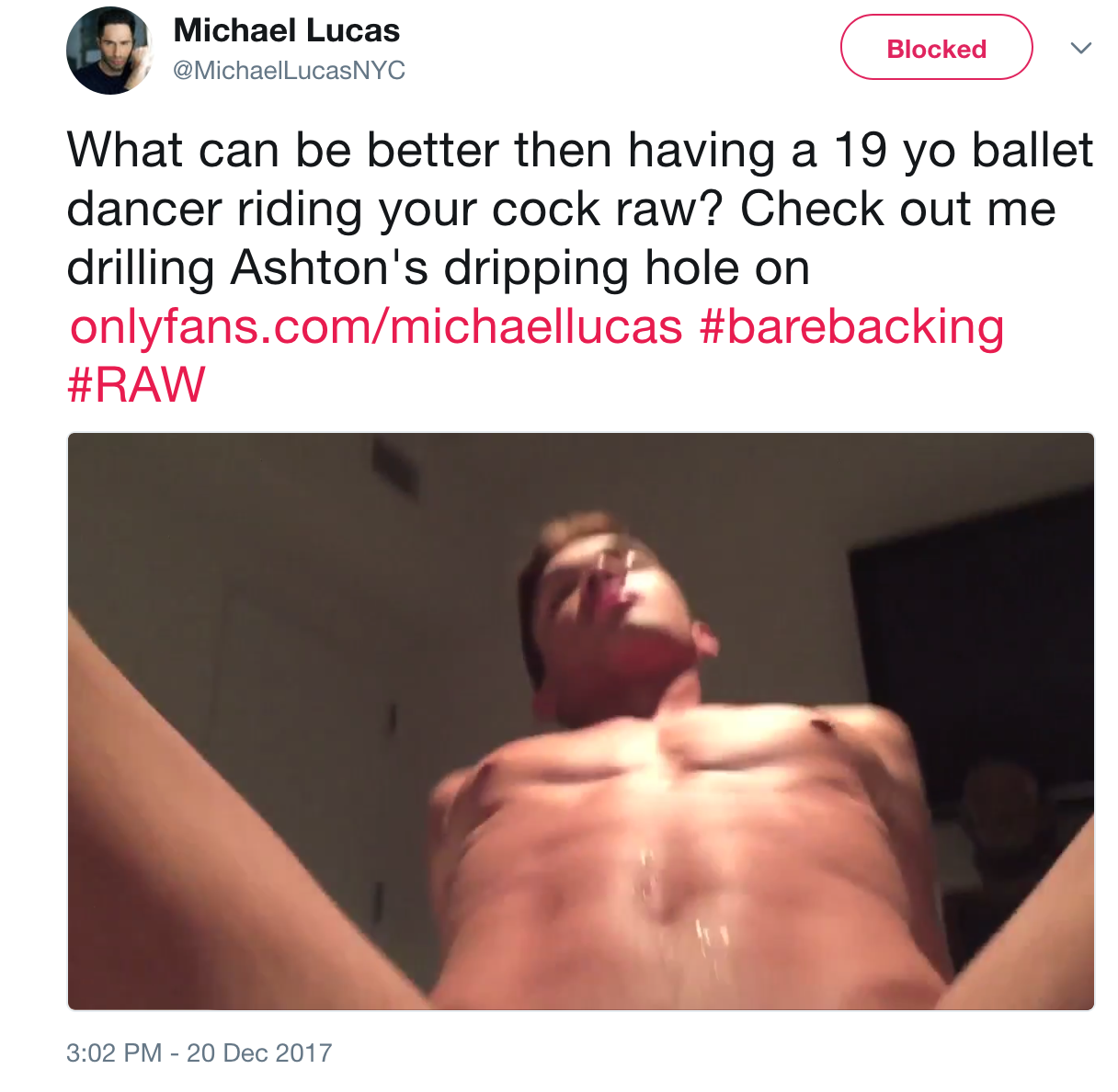 Cash-Starved Michael Lucas Is Now Trying To Sell A Three-Year-Old Cell  Phone Clip Of Ashton Summers | STR8UPGAYPORN