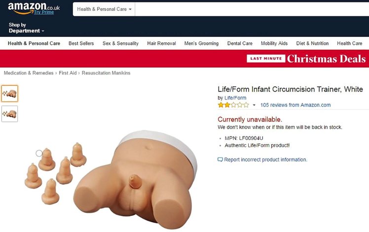 Do-It-Yourself Circumcision Kit Pulled Down From Amazon