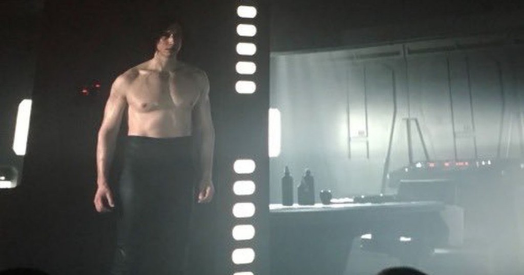 Adam Driver’s Shirtless Scene In <em>Last Jedi</em> Was Done To Create “Intimacy”