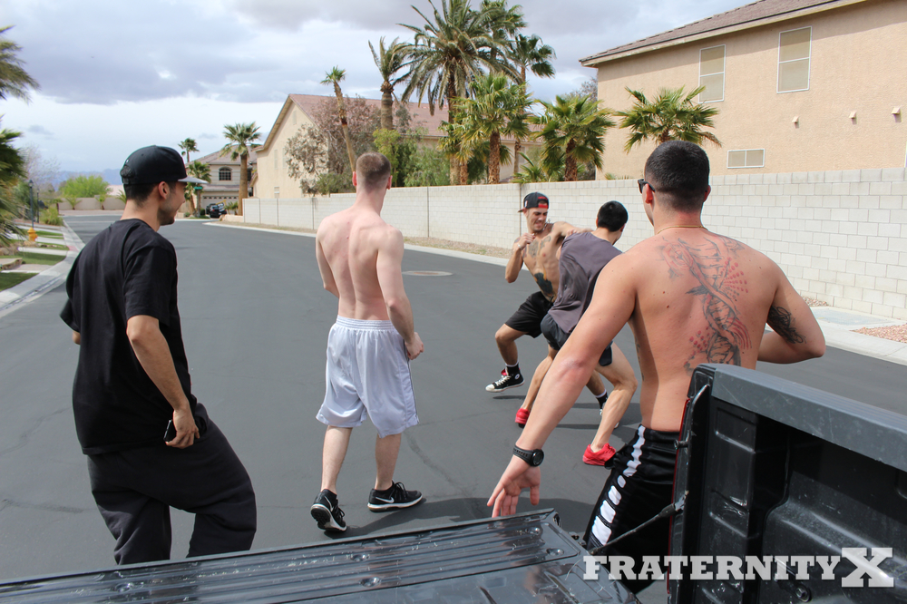 FraternityX Makes History With First Scene Filmed Outdoors (Which Leads To A Bareback Gangbang, Of Course)