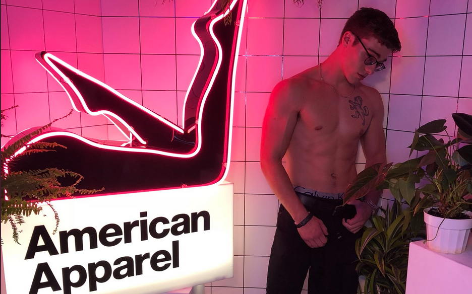 Blake Mitchell Attends American Apparel Relaunch Party In L.A.