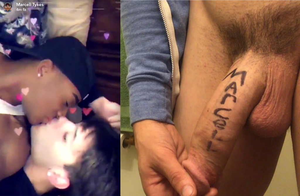 Gay Porn Powercouple Alert: Ryan Bailey Writes His New Boyfriend Marcell Tykes’ Name On His Big Cock