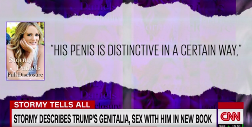 CNN Airs Segment On Stormy Daniels’ Book And Trump’s Penis