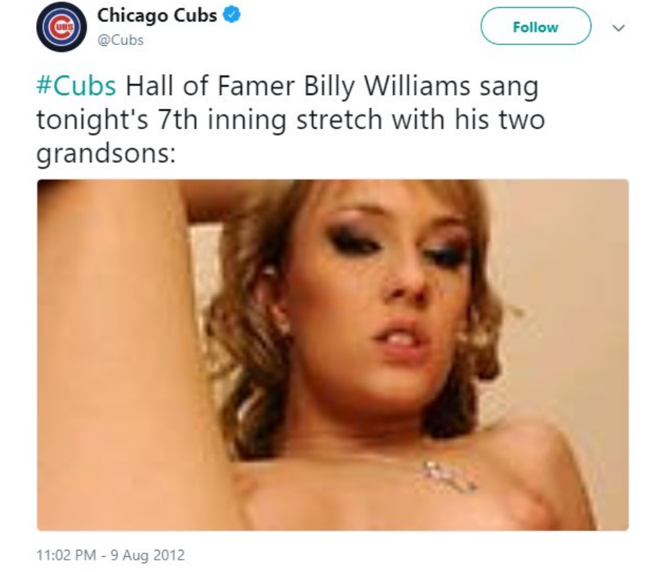 Here’s How A 2012 Tweet From The Chicago Cubs Ended Up Being Pornographic