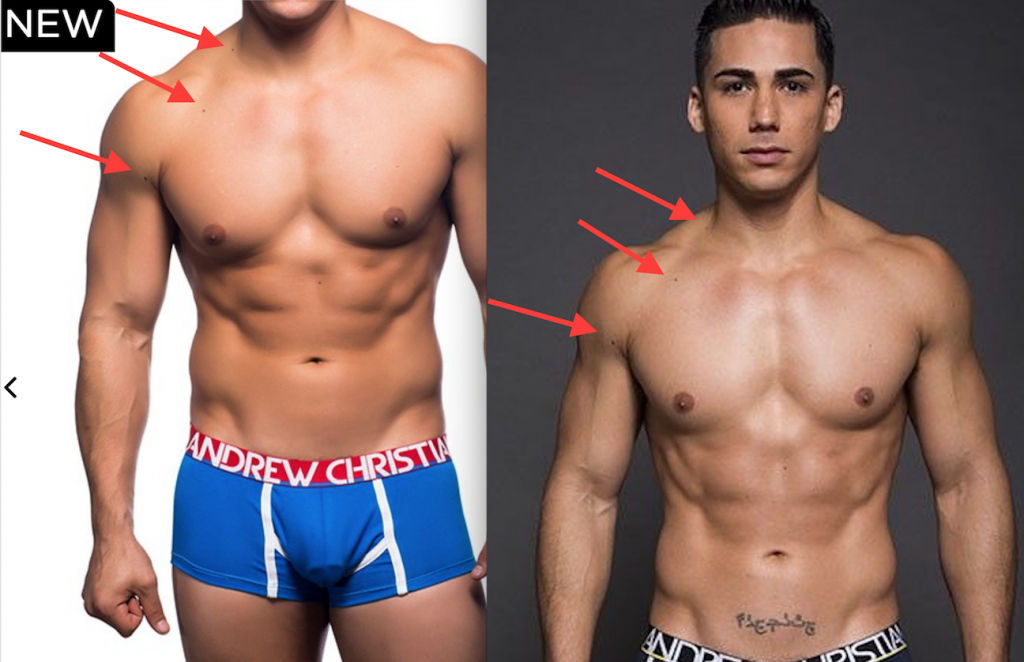 Andrew Christian Uses Photoshopped, Headless Images Of Alleged Rapist Topher DiMaggio To Sell New Underwear