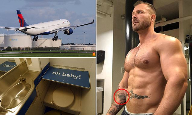 636px x 382px - Delta Airlines Flight Attendant Suspended For Sex Tape With Austin Wolf  Filmed In Airplane Lavatory | STR8UPGAYPORN
