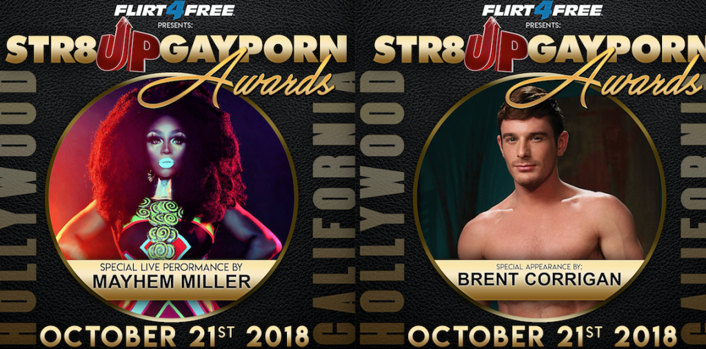 Mayhem Miller, Brent Corrigan, And More Set To Take The Stage This Sunday At The Str8UpGayPorn Awards