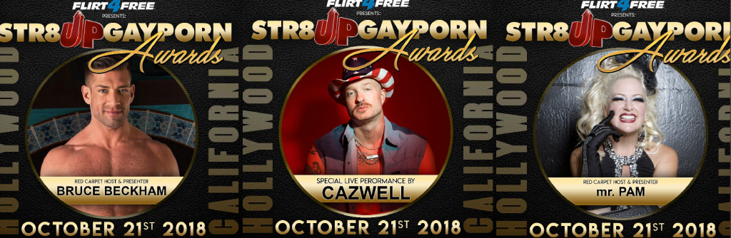 Cazwell Set To Perform, While Bruce Beckham And mr. Pam Return To Host The Red Carpet At The Str8UpGayPorn Awards