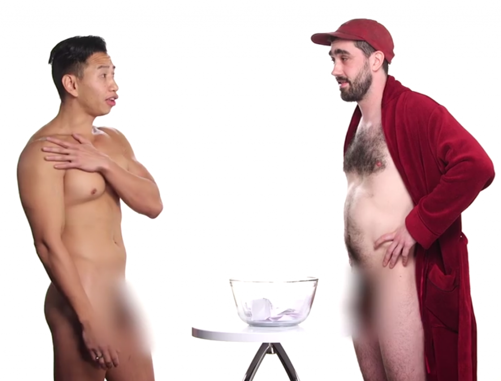 Naked Straight Men React To Seeing Each Other’s Penises