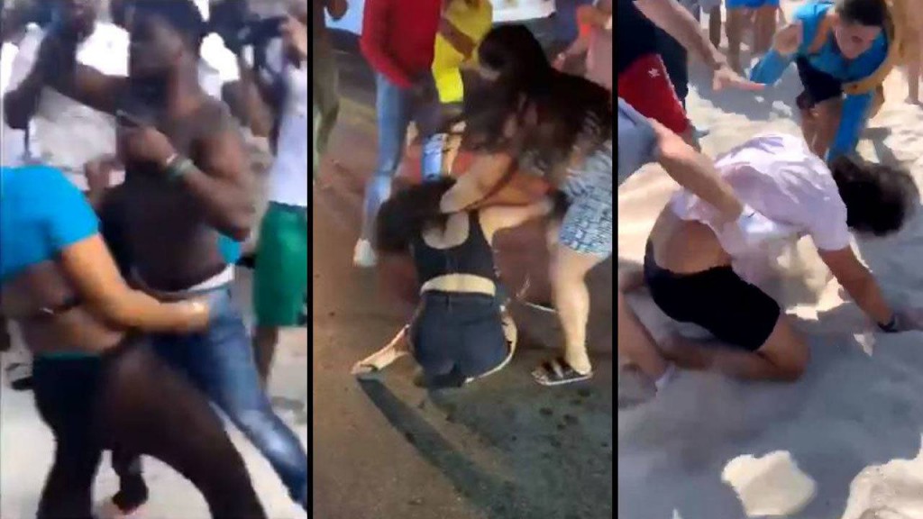 Complete Chaos In Florida As Drunk Spring Breakers Brawl On The Streets Of Miami