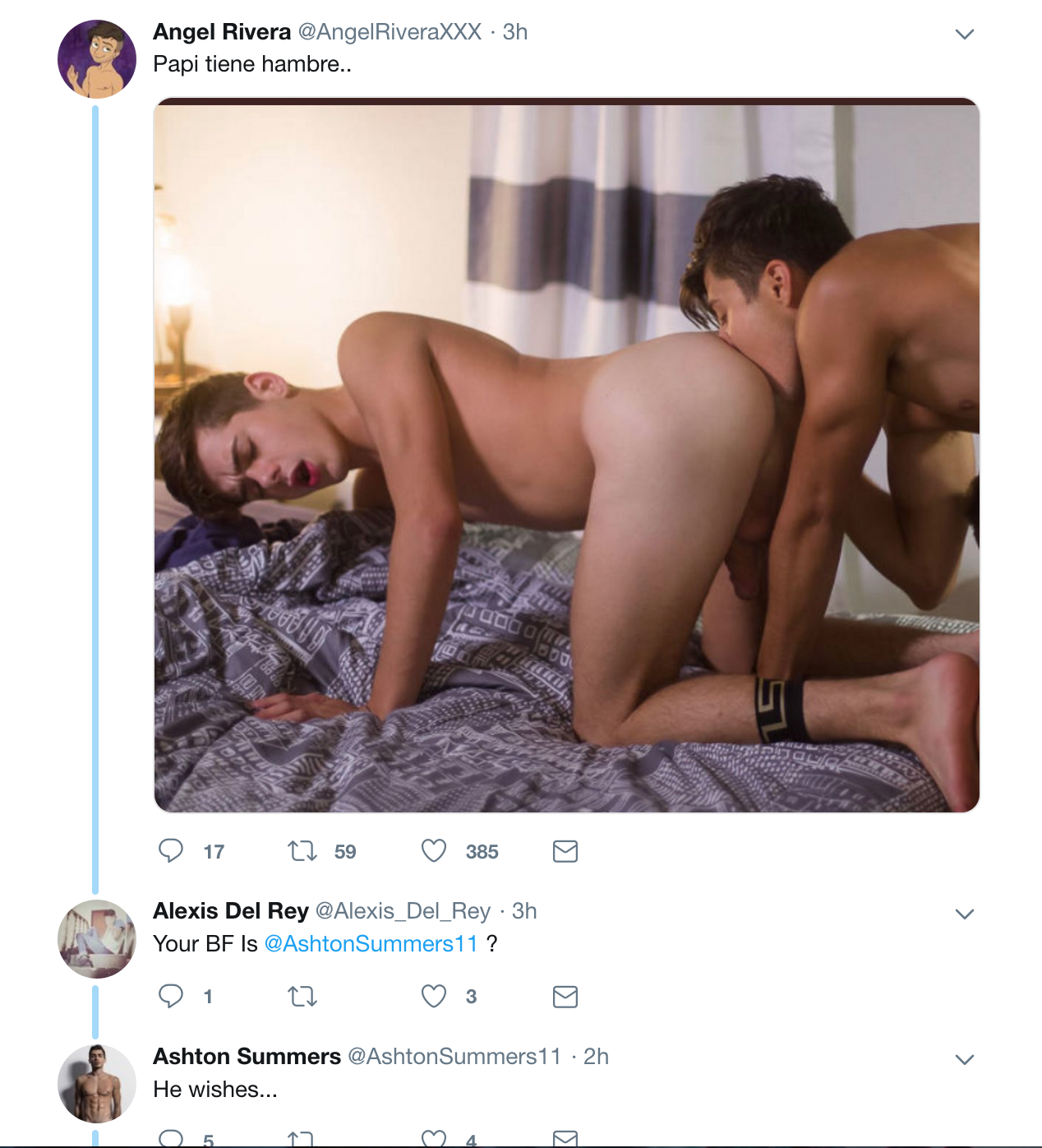 ashton black gay porn twitter