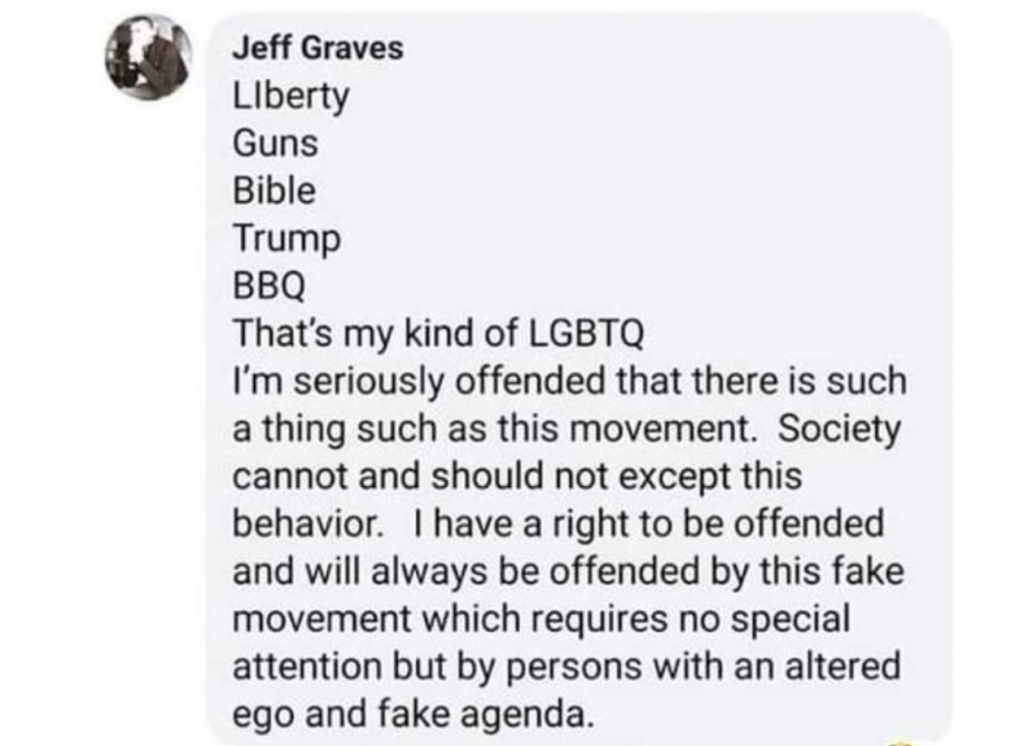 Illiterate Alabama Cop Suspended For Posting Anti-Gay Facebook Comment In Response To Gay Teen’s Suicide