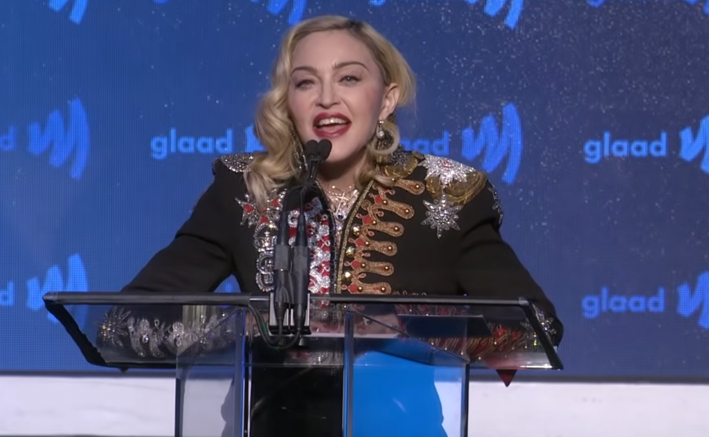 Madonna Accepts “Advocate For Change” Award