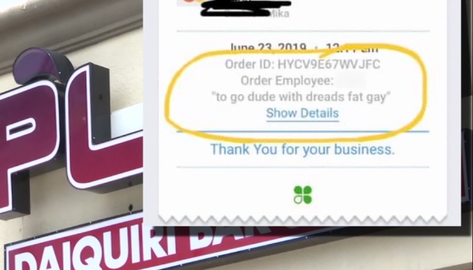 Restaurant Customer Says He Was Insulted After Waitress Identified Him On Receipt As “Fat Gay”