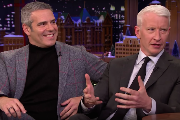 Andy Cohen And Anderson Cooper Seen Shirtless At “Sex-Fueled” Gay Pride Party