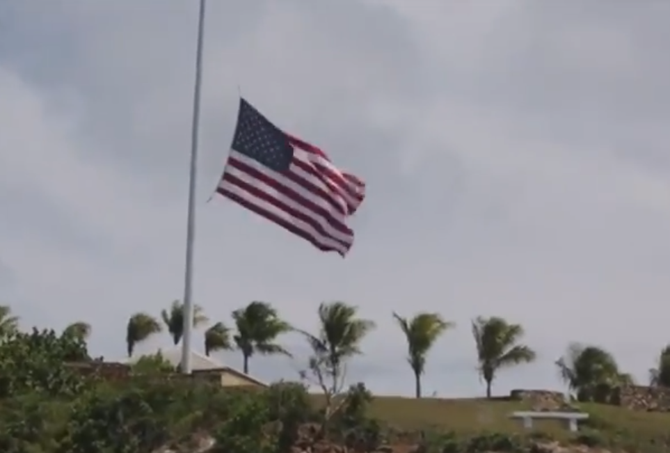 American Flags Lowered To Half Staff On Child Rapist Jeffrey Epstein’s Private Islands