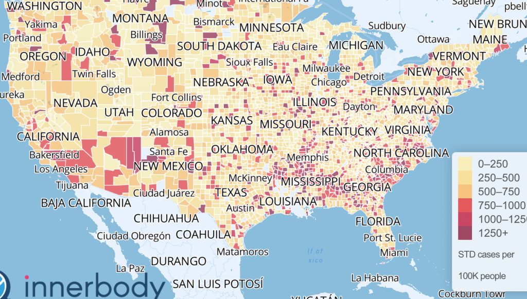 Congrats: California Leads The Way In Cities With The Highest STD Rates