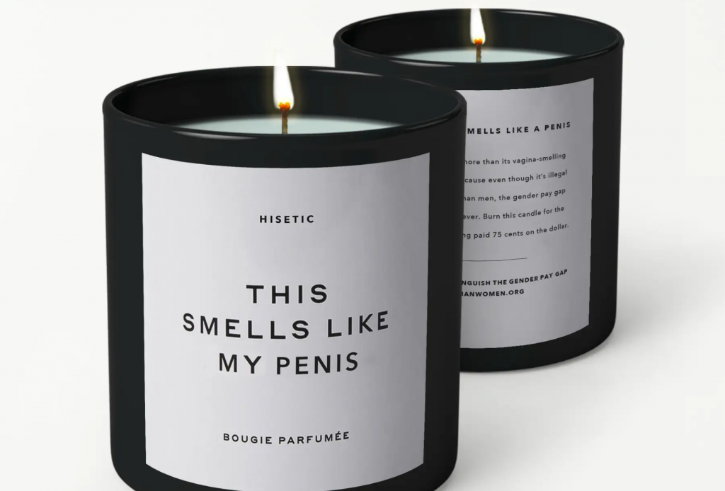 High Cost Of Penis-Scented Candle Used To Make Point About Gender Pay Gap