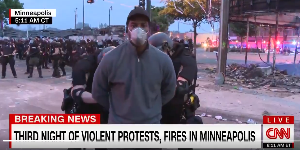 Black CNN Reporter Arrested For No Reason While Reporting Live From Minneapolis