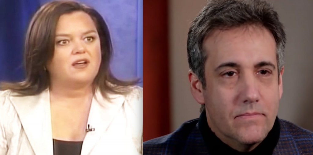 Rosie O’Donnell Visited Michael Cohen In Prison And Is Helping Him With Trump Tell-All Book