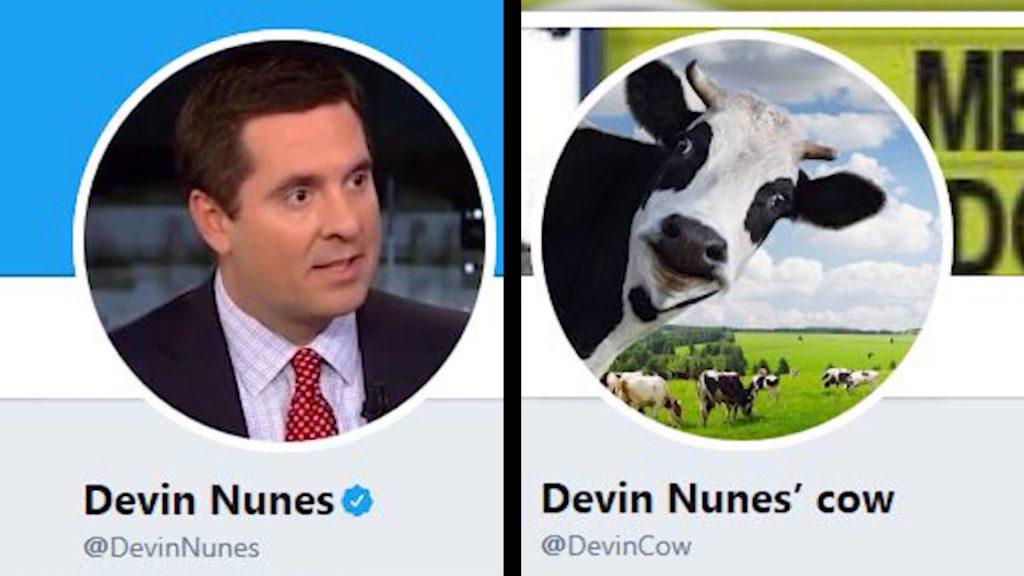 Devin Nunes Making Little Progress With Lawsuits Attempting To Identify Parody Twitter Accounts Mocking Him