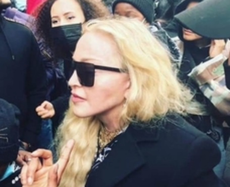 Madonna Attends Black Lives Matter Protest In London
