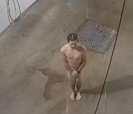 Naked Man Who Took Shower In Car Wash Caught On CCTV