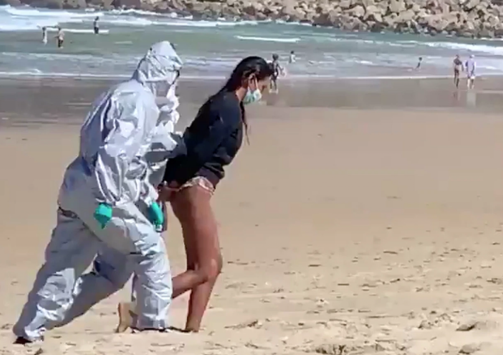 Good: COVID-Infected Surfer Arrested On Beach For Violating Quarantine
